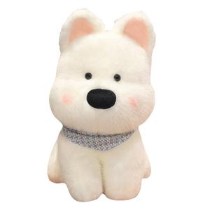 Милые плюшевые куклы щенков вест хайленд уайт терьера высота 25см/35см/45см MLING, белый