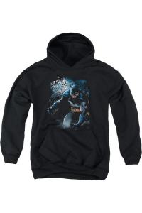 Батмен Лайт оф зе Мун худи для детей Gildan, черный