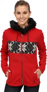 Spyder женская толстовка с капюшоном из искусственного меха