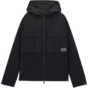 VERSACE Кутюрная худи-куртка с карманами, Black