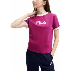 Футболка Regular женская FILA, розово-красный