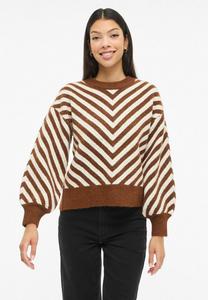 Джемпер VILA VILUNA RUNDHALS, Chocolate Brown/Brown