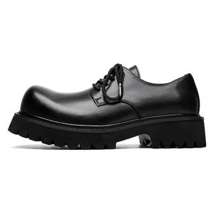 Повседневные туфли мужские черные LUOMAIKE