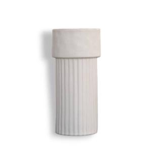 Ваза для цветов INDORE HOME Mary, 11x23x11 см, белый