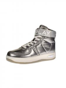 Replay Высокие кроссовки GWZ2U серебристого цвета