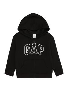 Толстовка с капюшоном на молнии GAP, черный