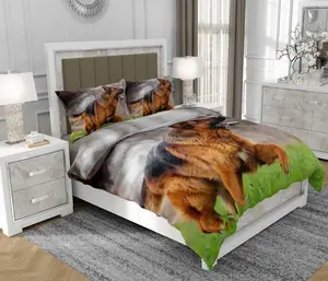 Постельное белье 160x200 см + 2x70x80 см, комплект из 3 предметов, 100% хлопок, сатин, молния, разноцветное - | So.Z0038 SOVIO