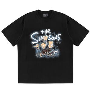 Футболка унисекс The Simpsons, черная