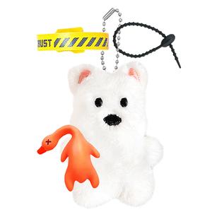 Супер милый подвеска плюшевый щенок вест хайленд в виде жареной утки 8см FULUOKANG