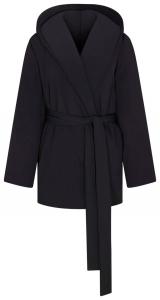 Пальто-накидка NikeSKIMS из тканого нейлона, черный