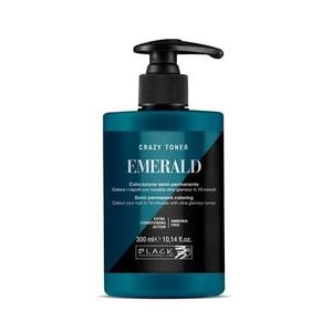 Черный, Crazy Тонер, 300мл Изумрудный, Black
