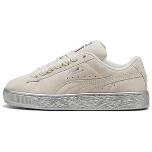 Низкие женские скейтерские кроссовки Beige Silver PUMA, бежевый/серебристый