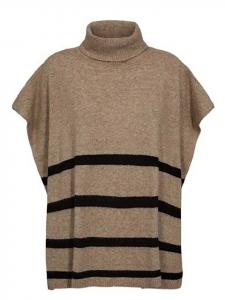 Пуловер NÜMPH Rollkragenpullover, светло-коричневый