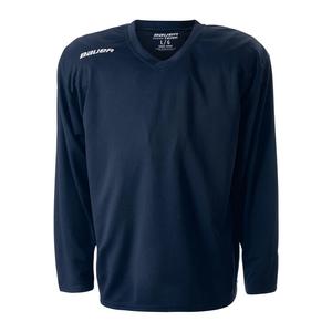 BAUER Новая оригинальная тренировочная хоккейная майка для детей, подростков и взрослых, командная форма, соревновательная майка, верхний слой для мужчин и женщин, взрослый темно-синий, FLEX XL
