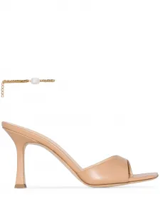 Босоножки Estonia 80 с квадратным носком Magda Butrym, нейтральный