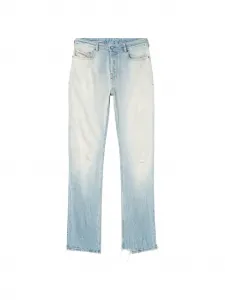 Джинсы-клеш Zatiny 09N48 с необработанным краем Diesel, синий