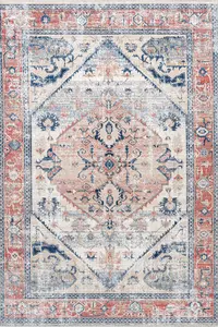 Ковер Larkspur Persian Fringed Area Rug nuLOOM, 122x183 см, кирпичный