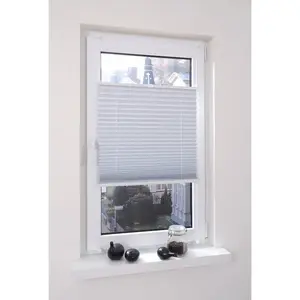 Жалюзи Plissee Klemmfix Thermo затемняющие, энергосберегающие, без сверления Liedeco, белый