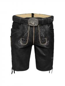 Кожаные брюки Eldorado темно-коричневого цвета Spieth & Wensky