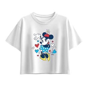 Футболка Minnie Mouse Hearts для девочек 7-16 лет Disney, White