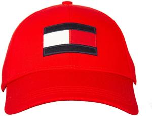 Бейсболка Tommy Hilfiger XM0XM02956 с козырьком, вышитым логотипом сзади, регулируемая, Xnl Deep Crimson