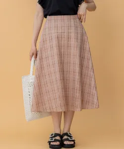 Прозрачная клетчатая юбка из люрекса Suite L, цвет Pink 3[312]