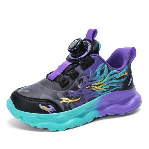 Детские кроссовки с низким верхом, устойчивые к истиранию BOBDOG, фиолетовый