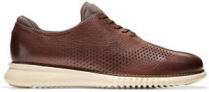 Мужские оксфорды Cole Haan 2.Zerogrand с лазерной перфорацией, Chestnut/Cement