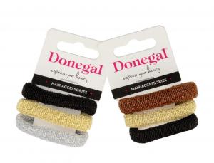 ДОНЕГАЛ Украшения для волос - махровые ленты (FA-5680) - микс цветов 1 упаковка - 3 шт Donegal