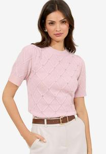 Футболка Lipsy PETITE FIT CREW NECK SHORT SLEEVE , Pink