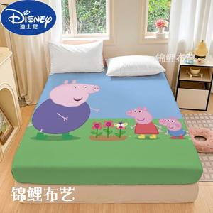 Disney Простыня на резинке 120х200х30 см, детская, с принтом Peppa Pig 8