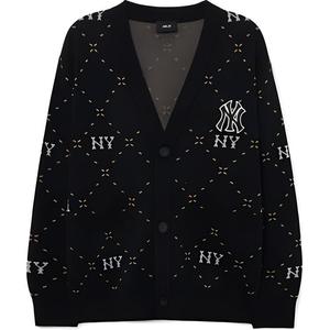 Трикотажная футболка унисекс черная MLB