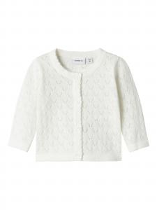 NAME IT Кардиган 'NBFDesina' вязаный белый