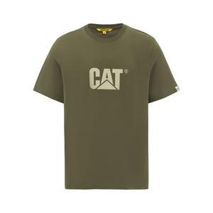 Футболка мужская CAT, зеленый