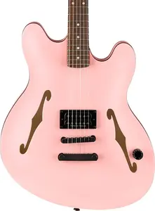 Электрогитара Fender Tom DeLonge Signature Starcaster, гриф из палисандра, сатиново-розовый корпус