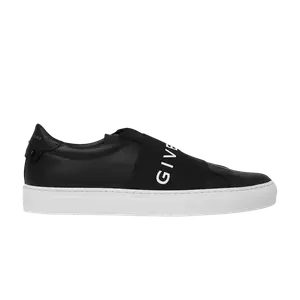 Кроссовки Givenchy Urban Street Strap Leather 'Black White', черный