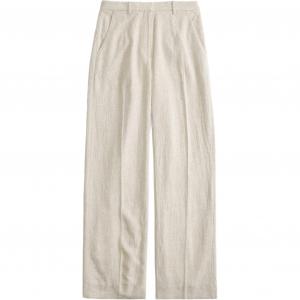 Женские повседневные брюки Abercrombie＆Fitch, серовато-бежевый