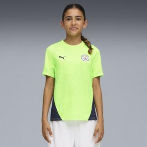 Детская тренировочная футболка «Манчестер Сити» с коротким рукавом сезона 2025-26, размеры 116-164 см.