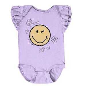 Боди Smileyworld flower outline с рукавами-крылышками The Juniper Shop, Lavender