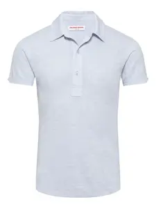 Льняная поло Sebastian Orlebar Brown, синий