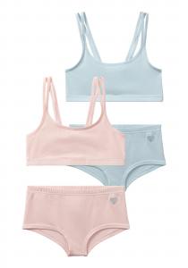 BUFFALO Комплект белья в цвете Mint, Rose