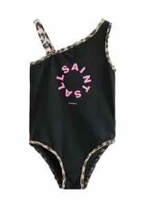 Асимметричный купальник с логотипом tierra Smallsaints, Black