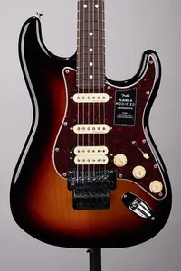 Электрогитара Fender Player II Modified Stratocaster HSS с системой Floyd Rose - трехтональная солнечная расцветка, гриф из розового дерева