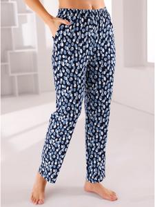 Брюки с темно-синим принтом WITT WEIDEN