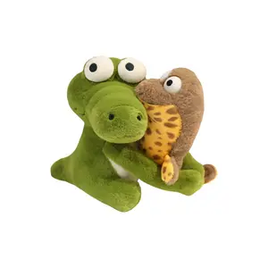 Милый креативный плюшевый осьминог обнимает крокодила, мягкая игрушка, высота 20 см Bitter purchase