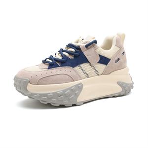 D FUSE SCANDINAVIA Удобные износостойкие дышащие легкие утепленные низкие массивные кроссовки для женщин D:FUSE SCANDINAVIA, черно-серый