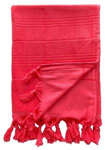 Полотенце для хаммама Le Comptoir de la Plage Hammam, неоново-розовый - 90 х 160 см