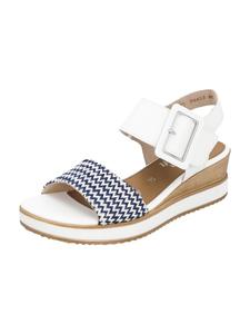 Remonte Сандалии на танкетке белого цвета