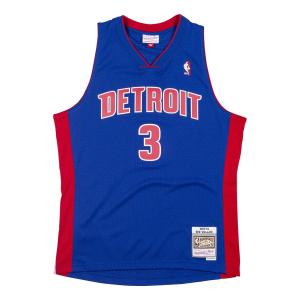 Джерси Mitchell & Ness NBA Swingman Jersey Detroit Pistons 2003-04 Ben Wallace 'Blue Red', синий