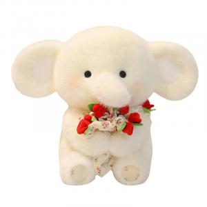 Мягкая и очаровательная милая плюшевая кукла слон в виде розы высотой 30 см Fox fairy